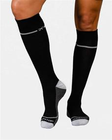 img 3 attached to Compression Travel Socks with Ultrasoft Comfort