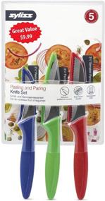 img 2 attached to 🔪 Efficient ZYLISS 3-Piece Peeling & Paring Knife Set for Precise Kitchen Prep