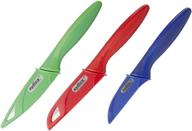 🔪 efficient zyliss 3-piece peeling & paring knife set for precise kitchen prep logo