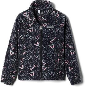 img 1 attached to 🧥 Columbia Kids' Benton Springs II Printed Fleece Jacket: Stylish and cozy outerwear for children