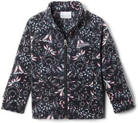 img 4 attached to 🧥 Columbia Kids' Benton Springs II Printed Fleece Jacket: Stylish and cozy outerwear for children