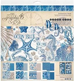 img 3 attached to 🐠 Explore the Majestic Ocean: GRAPHIC 45 4502016 Ocean Collection Scrapbooking & Stamping