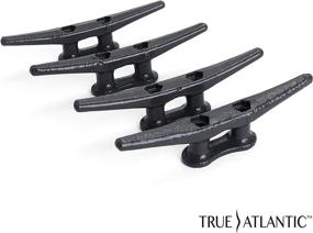 img 2 attached to High-Quality Galvanized Dock Cleats - Authentic Atlantic Boat Cleats - Iron Marine Dock Cleats for Coastal, Beach, and Nautical-themed Decor