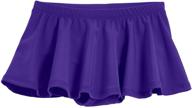 👙 girls' swimwear: city threads upf50+ bikini skort with swim skirt rashguard logo