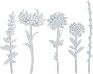 🌸 sizzix thinlits die set, wildflower stems #1 by tim holtz - 5 pack, multicolor 5 piece: a versatile crafting essential logo
