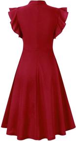 img 2 attached to 👗 Moyabo Dresses Vintage Sleeveless Cocktail Girls' Clothing: Timeless Style for Occasions