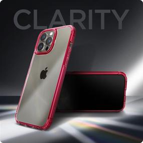 img 1 attached to Spigen Ultra Hybrid Designed For IPhone 13 Pro Max Case (2021) - Red Crystal