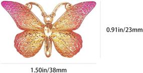 img 3 attached to DIYstore Colorful Butterfly Pendants Bracelets