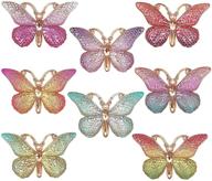 diystore colorful butterfly pendants bracelets logo