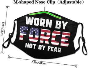 img 2 attached to 😷 Reusable Washable Face Mouth Mask Cover for Unisex Protection - Worn with Ease and Confidence