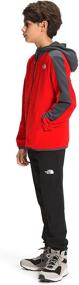 img 2 attached to North Face Glacier Hoodie Heather Boys' Clothing for Jackets & Coats