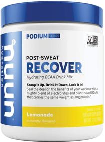img 4 attached to 🍋 Nuun Recover Lemonade Canister - Post-Workout Drink with Vegan BCAAs, Electrolytes, and L-Glutamine (20 Servings)