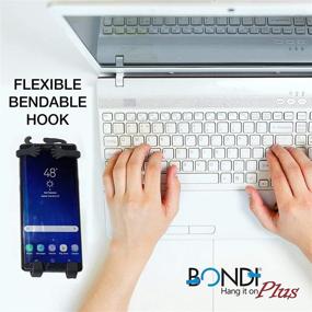 img 1 attached to Flexible Silicone Car Cell Phone Holder - Bondi Plus: Designed for iPhone 6 Plus, Note, Galaxy & More! - Pink