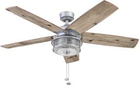 img 4 attached to Honeywell Galvanized 51632-01 Foxhaven Ceiling Fan - 52" Improved SEO: Rewrite the product name with slight modifications.