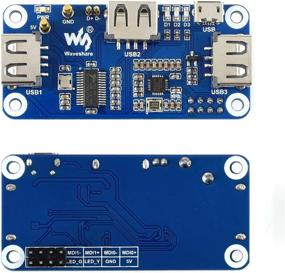 img 3 attached to 🔌 Raspberry Pi Zero PoE Ethernet/USB HUB HAT - 10M/100M RJ45 Ethernet Port, 3x USB 2.0 Ports, 802.3af-Compliant, Power over Ethernet USB HUB Expansion Board for Raspberry Pi Zero W WH