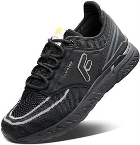 img 4 attached to 🏃 Comfortable Men's Running Sneakers for Plantar Fasciitis - FitVille Shoes