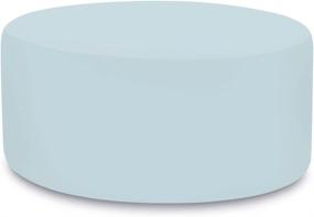 img 1 attached to 🛋️ Refresh Your Décor with Howard Elliott QC132-461 Replacement Cover for 36-Inch Universal Round Ottoman, Seascape Breeze