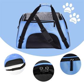 PPOGOO Pet Travel Carriers Soft Sided Portable Bags for Dogs
