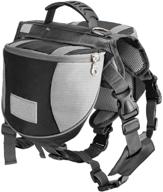 🐶 lifeunion dog backpack: premium adjustable saddle bag pack for outdoor adventures logo