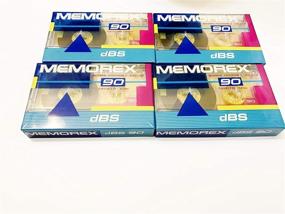 img 1 attached to 📼 Pack of 4 Memorex DBS 90 Single Blank Audio Cassette Tapes