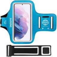 🏋️ bumove galaxy s21/s20/s10/s9 armband: secure phone holder for gym, running, and sports activities (blue) logo