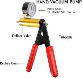 img 2 attached to Efficient Automotive Brake Bleeder Kit: Solimeta Hand Held Vacuum Pump Test Set for Brake and Clutch System Bleeding