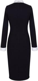 img 2 attached to HOMEYEE Celebrity Business Bodycon Dresses Women's Clothing and Dresses