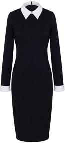 img 4 attached to HOMEYEE Celebrity Business Bodycon Dresses Women's Clothing and Dresses