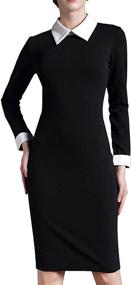 img 1 attached to HOMEYEE Celebrity Business Bodycon Dresses Women's Clothing and Dresses