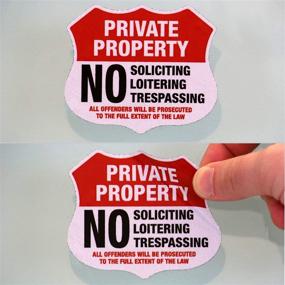 img 2 attached to 🚫 No Soliciting Private Property Sticker