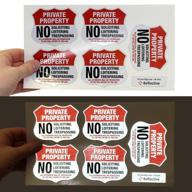 🚫 no soliciting private property sticker logo