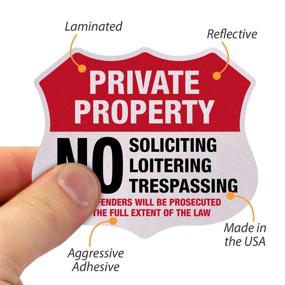 img 1 attached to 🚫 No Soliciting Private Property Sticker