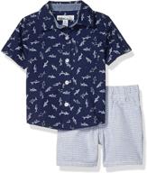 🩳 boys' shorts set by kids headquarters logo