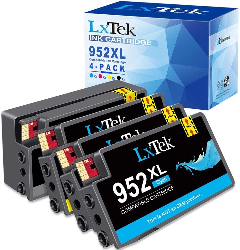 🖨️ LxTek Compatible Ink Cartridge Replacement for HP 952…