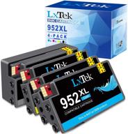 🖨️ lxtek compatible ink cartridge replacement for hp 952 952xl ink cartridges combo pack - officejet 8710 8720 7740 8210 8715 7720 8740 printers (4 pack, black, yellow, magenta, cyan) logo