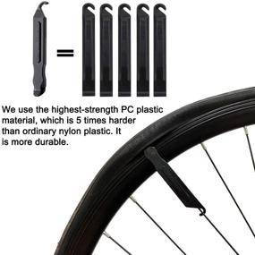 img 1 attached to 🚲 DMLNN 20 Inch Inner Bike Tubes + Tire Repair Tool: Ideal Replacement for 20x1.75/1.95/2.10/2.125 Schrader Valve MTB Bike Tires - Pack of 2/4/6