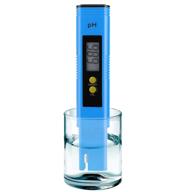 high accuracy pocket size digital ph tester pen for water hydroponics - 0.01 ph measurement range ideal for household drinking, pools, and aquariums (blue) logo