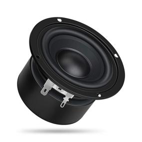 img 4 attached to DROK 4 Inches 4 Ohm Audio Speakers for Cars - 40W Anti-Magnetic Car Stereo Speakers with 87dB High Sensitivity, Thumping Bass, and Loudspeaker Subwoofer - Ideal for 2.0/2.1 Home Stereo, DIY Boombox, and Satellites