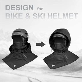 img 2 attached to Warmth and Protection: Ski Mask Thermal Fleece Balaclava for Cold Weather Winter Men