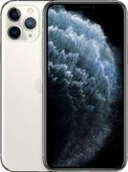 💎 обновленный at&t apple iphone 11 pro max, серебристый, 64 гб, американская версия логотип