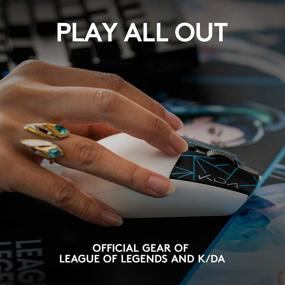 img 3 attached to 🖱️ Logitech G305 K/DA Wireless Gaming Mouse - Official League of Legends KDA Gear - LIGHTSPEED, HERO 12,000 DPI, 6 Programmable Buttons, 250h Battery Life, On-Board Memory - Compatible with PC/Mac