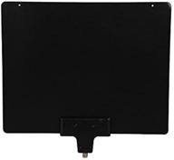 📺 розевилл rhta-15004 ультратонкая внутренняя антенна uhf/vhf hdtv - многонаправленное покрытие до 35 миль, коаксиальный кабель длиной 15 футов, легкая - белая/черная, реверсивная и крашеная логотип