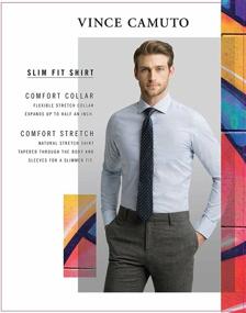 img 3 attached to Vince Camuto Spread Collar French Shirt: Elevate Your Style with Class and Sophistication