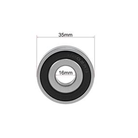 img 1 attached to 🔘 Uxcell Double Groove Bearings 6202-16 2RS