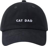 🐾 cat mom and dad hat - hatphile 6 panel baseball cap with embroidery design logo