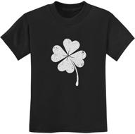 🍀 teestars boys' clothing and tops - distressed shamrock patricks t-shirt logo