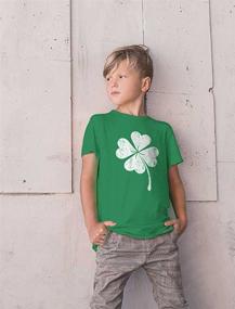 img 1 attached to 🍀 TeeStars Boys' Clothing and Tops - Distressed Shamrock Patricks T-Shirt