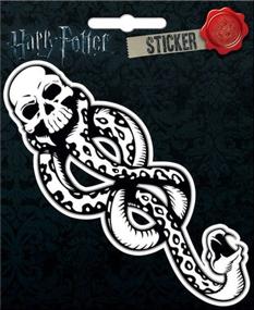 img 1 attached to 🖤 Ata-Boy Harry Potter Dark Mark Sticker: 4" Full Color Decal for Magical Fans!