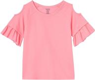 👚 stylish french toast sleeve shoulder t shirt: trendy girls' clothing logo