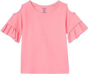 img 1 attached to 👚 Stylish French Toast Sleeve Shoulder T Shirt: Trendy Girls' Clothing